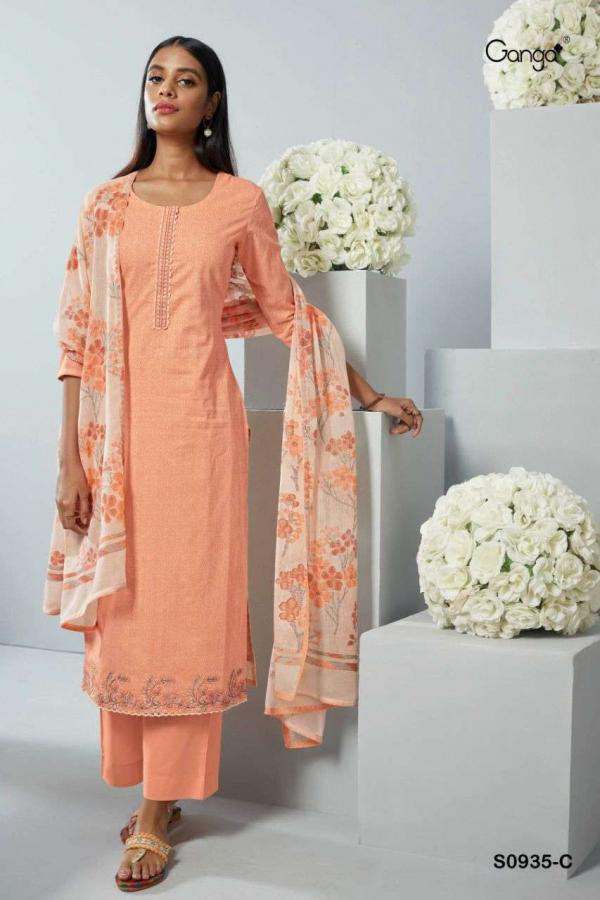 Ganga Alva S0935 Fancy Cotton Salwar Kameez Collection